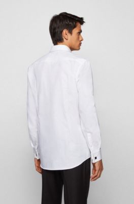 hugo boss white jilias oxford shirt