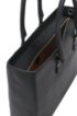 Luxury Staple work bag in rich Italian leather, Black