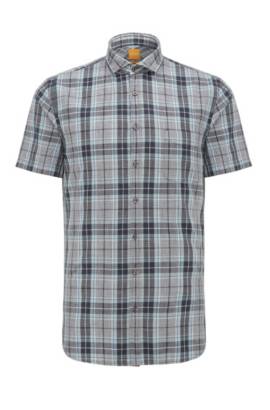 Short-sleeved shirts for men | HUGO BOSS | Refined designs