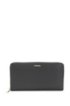 Wallet in leather with Saffiano embossing: 'Staple Ziparound FPB', Black
