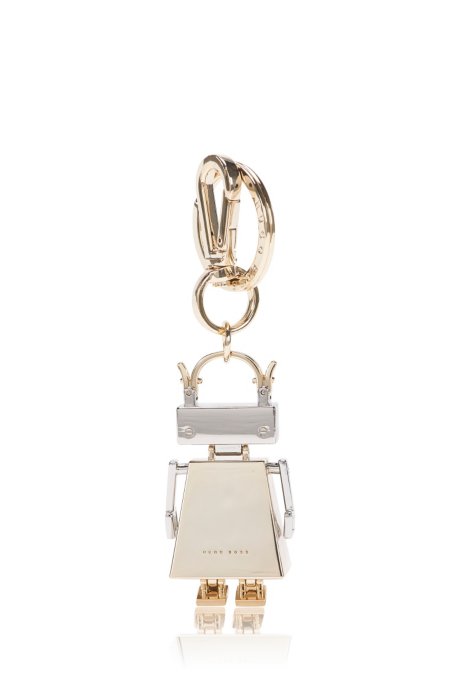 BOSSbot key ring in coated zinc: 'BOSS Bots', Gold