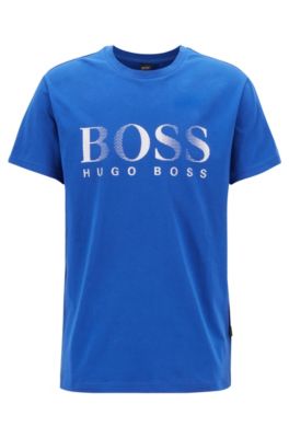 BOSS - Relaxed-fit cotton T-shirt with 