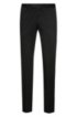 Extra-slim-fit trousers in stretch Oxford cotton, Black