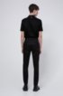 Extra-slim-fit trousers in stretch Oxford cotton, Black