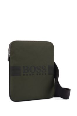 hugo boss leather man bags