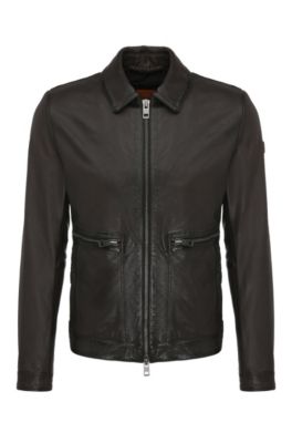 Leather jackets for men by HUGO BOSS | Premium materials & cuts