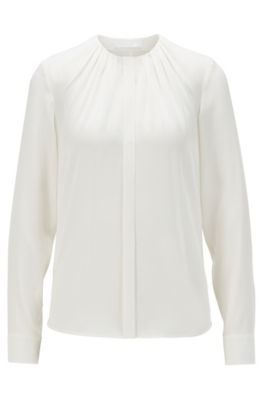 hugo boss silk blouse