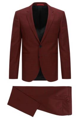 Men Suits in Red | HUGO BOSS