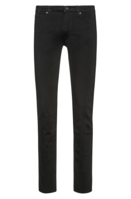 HUGO - Skinny-fit jeans in coldblack 