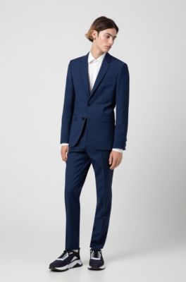 costume bleu marine hugo boss