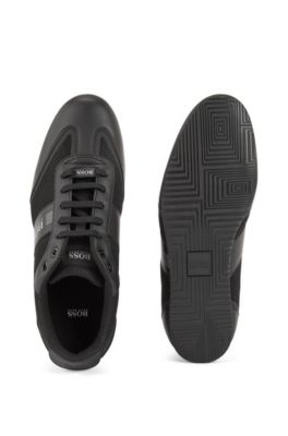 black and gold hugo boss trainers