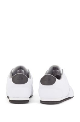 hugo boss white shoes mens