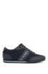 Lace-up trainers with mesh detail, Dark Blue