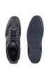 Lace-up trainers with mesh detail, Dark Blue