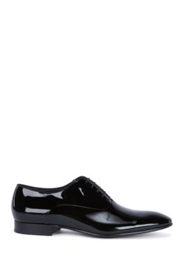 hugo boss patent leather shoes