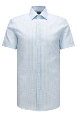 hugo boss slim fit short sleeve shirt