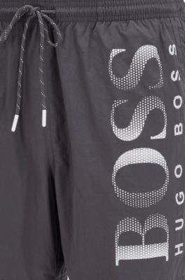 grey hugo boss swim shorts