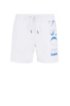 Logo-print swim shorts in technical fabric, Natural