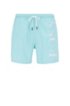 Logo-print swim shorts in technical fabric, Light Blue