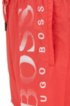Logo-print swim shorts in technical fabric, Light Red