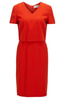 a line dress satin Ana