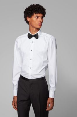 hugo boss white formal shirt