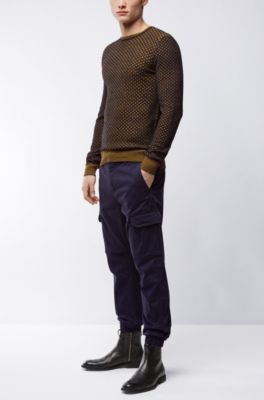 hugo boss yellow sweater