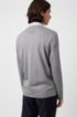Slim-fit V-neck sweater in Merino wool, Light Grey
