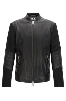 HUGO BOSS leather jackets for men | Premium materials & cuts