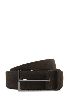 hugo boss suede belt