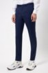 Extra-slim-fit trousers in pigment-dyed wool, Blue