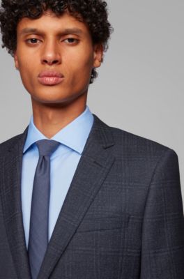 hugo boss spread collar shirt