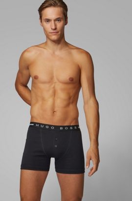 Hugo Boss Mens Microprint Trunks Underwear 47% Cotton 47% Modal 6% Elastane