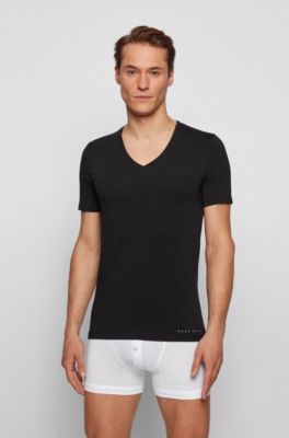hugo boss slim fit v neck t shirt