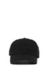 Logo baseball cap in cotton twill, Black