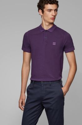 hugo boss purple t shirt