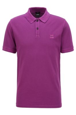 hugo boss purple polo