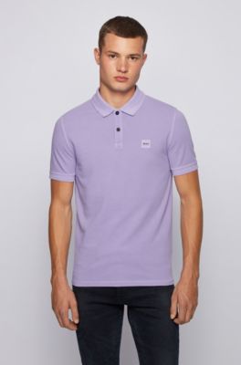 hugo boss polo purple