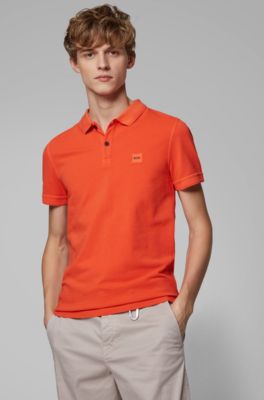 hugo boss orange polo shirt