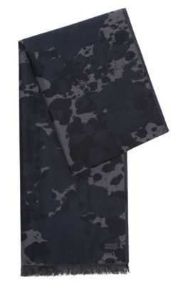 BOSS Cachemire HUGO MEN - Écharpe - Dark Grey/gris Echarpe Homme Boss