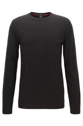 T-shirt Manches Longues Hugo Boss Noir - Taille XL - Coton Doux