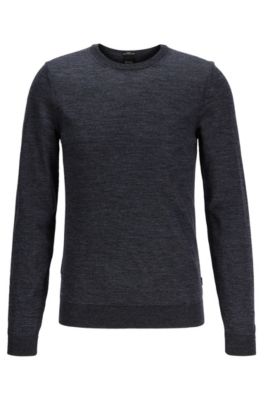 dark blue crew neck