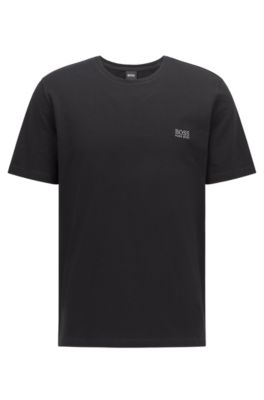 BOSS - Stretch-cotton loungewear T-shirt with logo