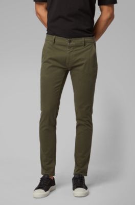 BOSS - Slim-fit casual chinos in 