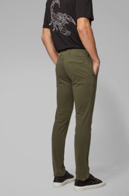 hugo boss green chinos