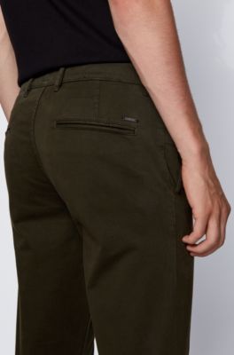 hugo boss green chinos