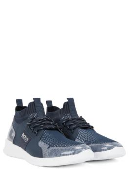 hugo boss extreme runner knit trainers