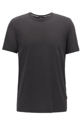 BOSS - Crew-neck T-shirt in pure cotton 