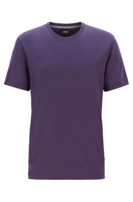 BOSS - Crew-neck T-shirt in pure cotton 