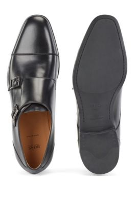 hugo boss double monk strap shoes